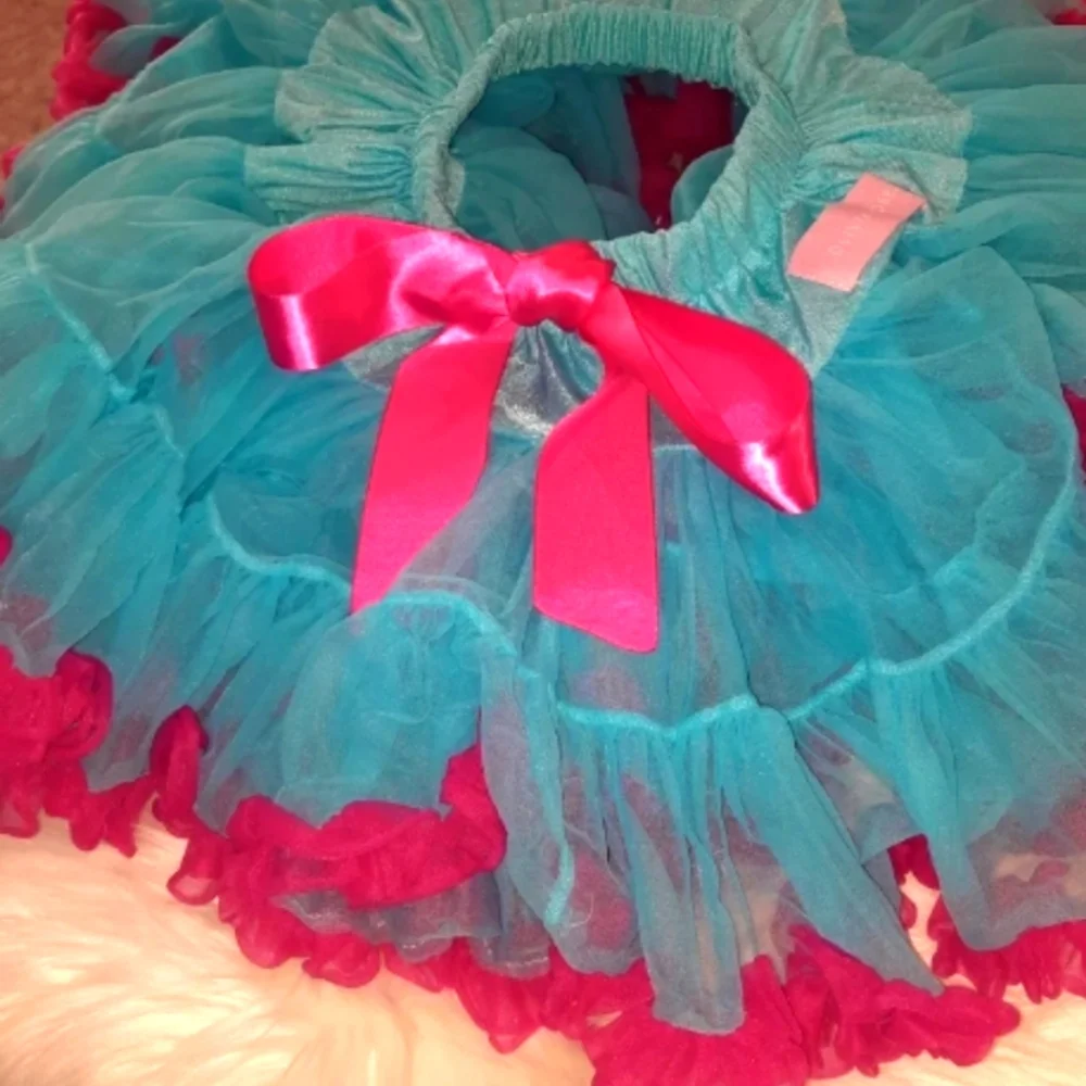 Olivia Rose Blue and Pink Tutu Skirt - Size: Medium 6/8 - Dance - Costume